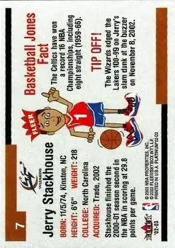 Back of Jerry Stackhouse