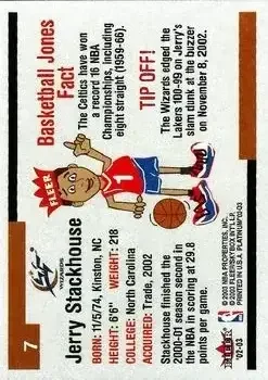 Back of Jerry Stackhouse