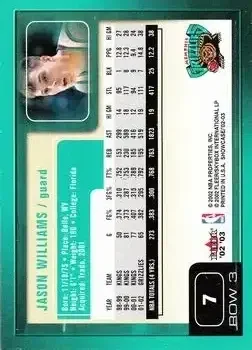 Back of Jason Williams