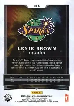 Back of Lexie Brown