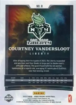 Back of Courtney Vandersloot