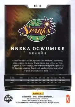 Back of Nneka Ogwumike