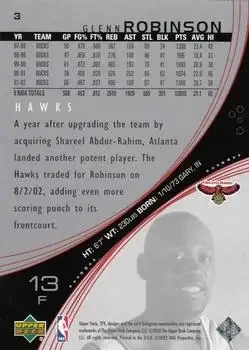 Back of Glenn Robinson