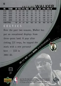 Back of Antoine Walker