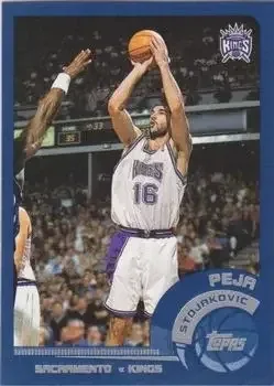 2002-03 Topps #6 Peja Stojaković