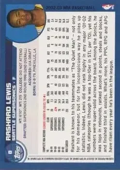 Back of Rashard Lewis