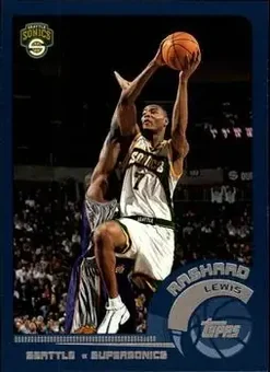2002-03 Topps #8 - Rashard Lewis - Seattle SuperSonics