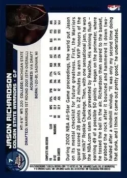 Back of Jason Richardson