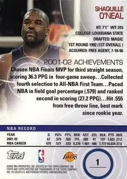Back of Shaquille O'Neal