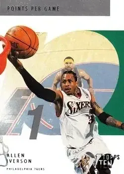 2002-03 Topps Ten #1 Allen Iverson