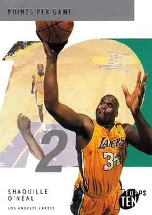 2002-03 Topps Ten #2 Shaquille O'Neal