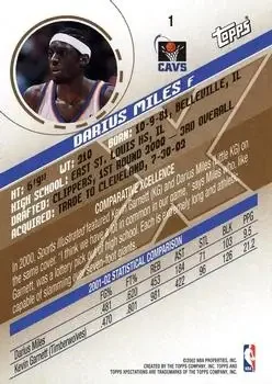Back of Darius Miles