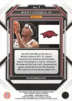 Back of Ricky Council IV