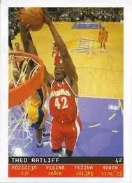 2002-03 Total Basketball Serbian Stickers #3 Theo Ratliff