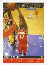 2002-03 Total Basketball Serbian Stickers #3 Theo Ratliff