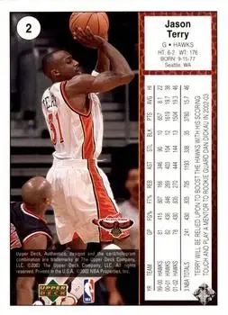 Back of Jason Terry