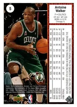 Back of Antoine Walker