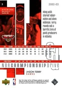 Back of Jason Terry