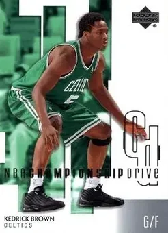 2002-03 Upper Deck Championship Drive #8 - Kedrick Brown - Boston Celtics 2002-03 Upper Deck Championship Drive #8 - Kedrick Brown - Boston Celtics