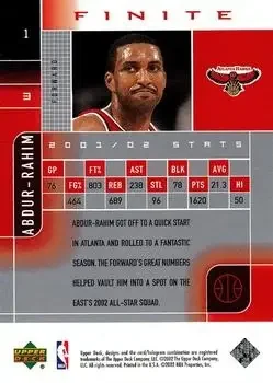 Back of Shareef Abdur-Rahim
