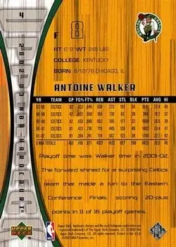 Back of Antoine Walker