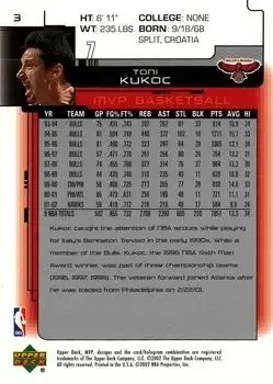 Back of Toni Kukoc