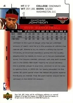 Back of DerMarr Johnson