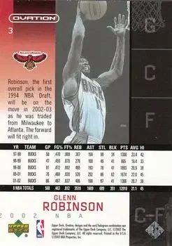 Back of Glenn Robinson