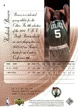 Back of Kedrick Brown