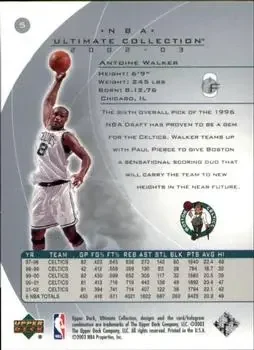 Back of Antoine Walker