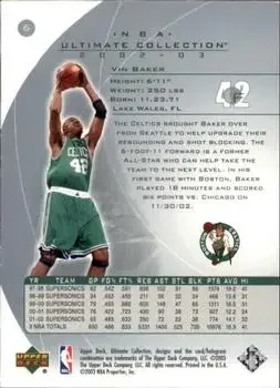 Back of Vin Baker