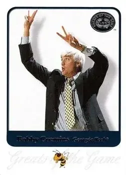 2001 Fleer Greats of the Game #8 Bobby Cremins