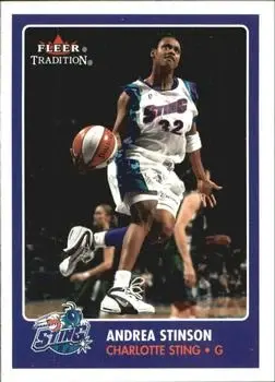 2001 Fleer Tradition WNBA #2 Andrea Stinson