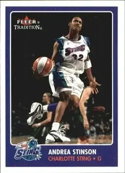 2001 Fleer Tradition WNBA #2 Andrea Stinson
