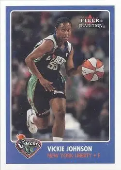 2001 Fleer Tradition WNBA #5 Vickie Johnson