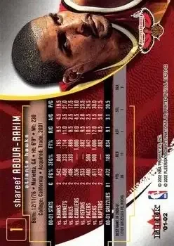 Back of Shareef Abdur-Rahim