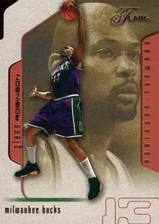2001-02 Flair #13 - Glenn Robinson - Milwaukee Bucks
