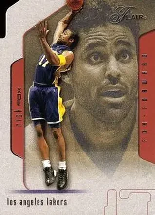 2001-02 Flair #17 - Rick Fox - Los Angeles Lakers