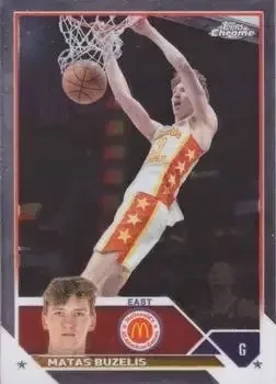 2023 Topps Chrome McDonald's All American #3 Matas Buzelis