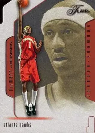2001-02 Flair #54 - DerMarr Johnson - Atlanta Hawks 2001-02 Flair #54 - DerMarr Johnson - Atlanta Hawks