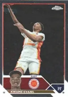 2023 Topps Chrome McDonald's All American #6 - KJ Evans