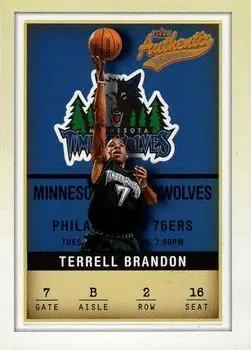 2001-02 Fleer Authentix #2 Terrell Brandon