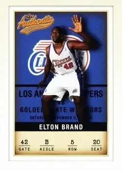 2001-02 Fleer Authentix #5 Elton Brand
