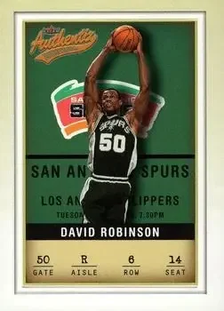Front of David Robinson