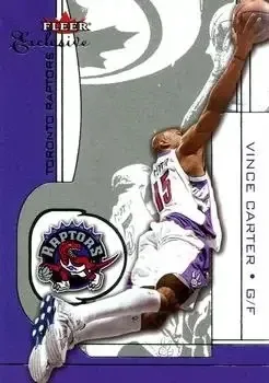 2001-02 Fleer Exclusive #1 Vince Carter