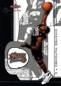 2001-02 Fleer Exclusive #3 Dikembe Mutombo