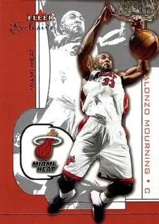 2001-02 Fleer Exclusive #6 Alonzo Mourning