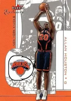 2001-02 Fleer Exclusive #7 - Allan Houston - New York Knicks
