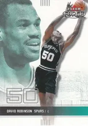 2001-02 Fleer Force #7 David Robinson