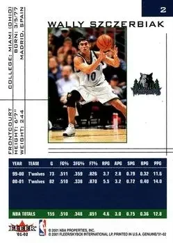 Back of Wally Szczerbiak